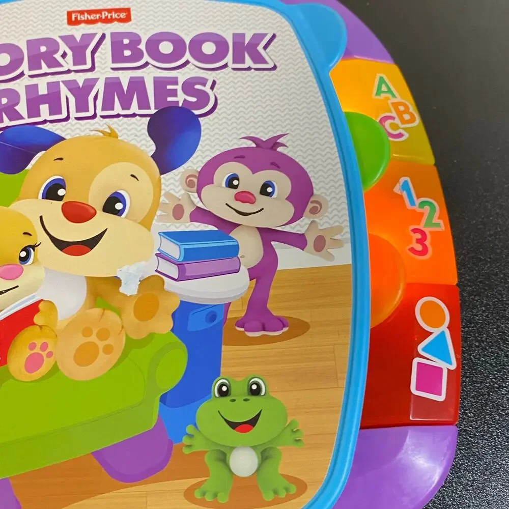 Fisher-Price Laugh & Learn Storybook Rhymes Musical Toy Book WORKS